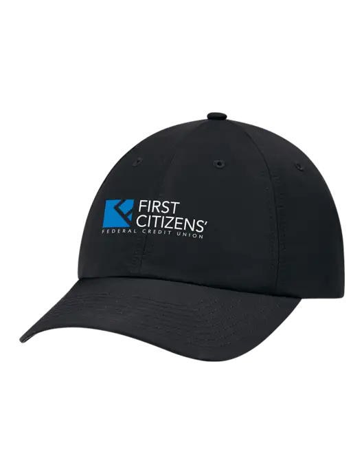 Richardson Relaxed Performance Lite Black Cap w/First Citizens' Logo
