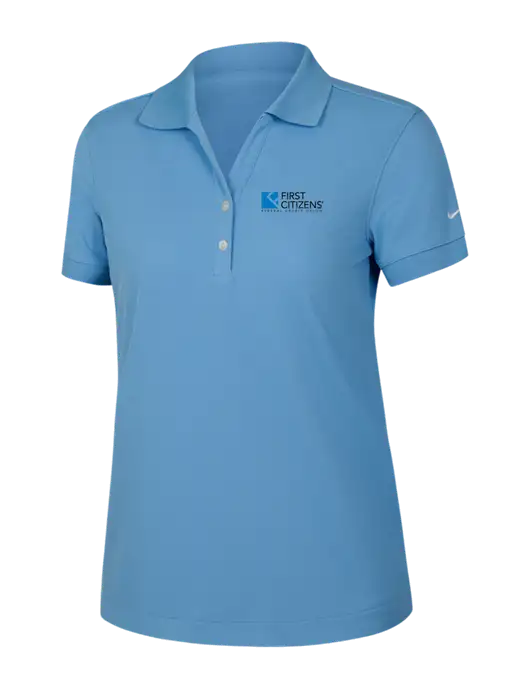 Nike Womens Dri-FIT Classic Light Blue Polo w/First Citizens' Logo