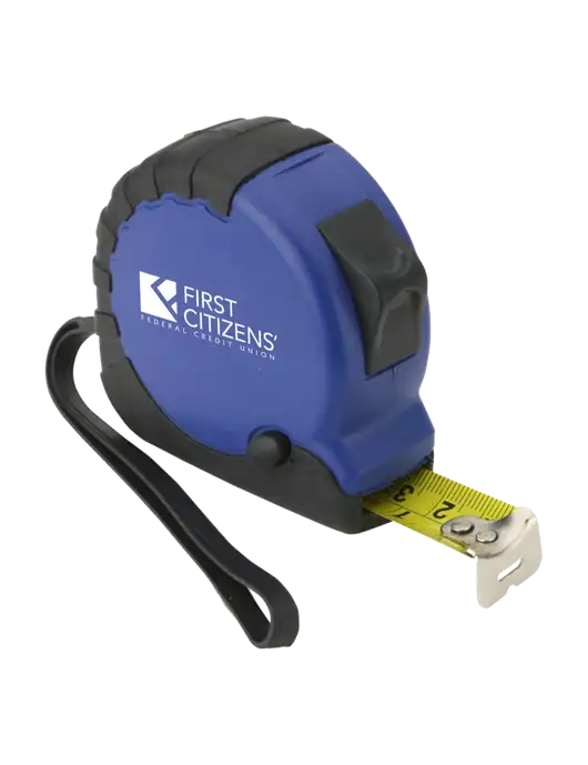 Blue Tape Measure, 16' w/First Citizens' Logo